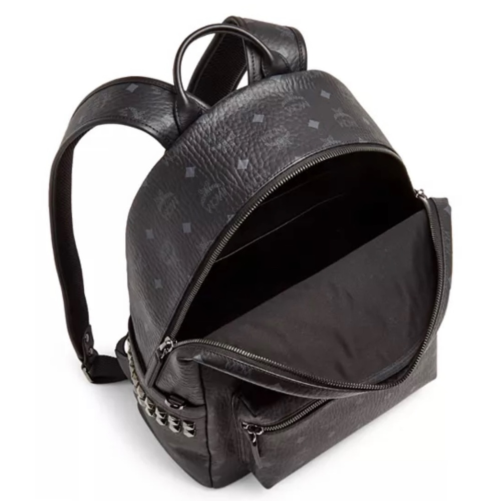 Mcm Stark Logo Monogram Backpack - image 7